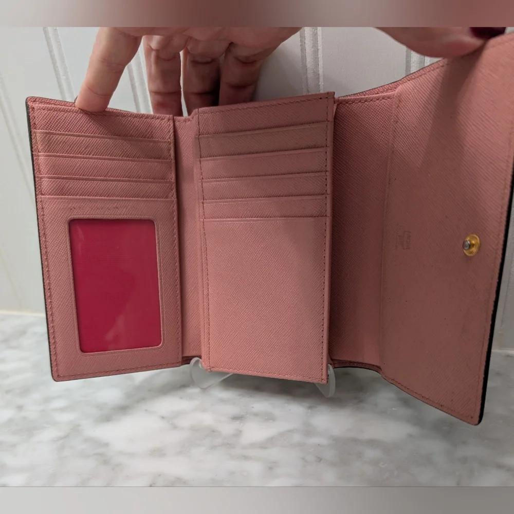 Authentic Limited Edition MCM Visetos Bunny Trifold Wallet